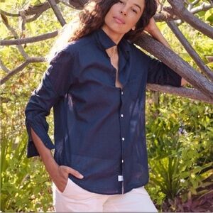 Frank & Eileen Eileen Shirt in Blazer Size Small